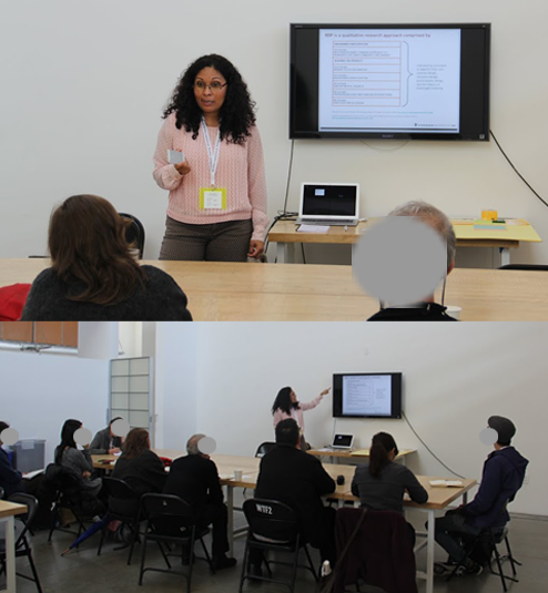 photos of workshop on Bridging Design Prototype Approach